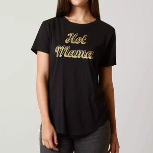I.O.C. Hot Mama T-Shirt small black and gold